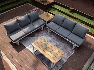 Mejora tu jardín y patio con juegos de sofás de aluminio