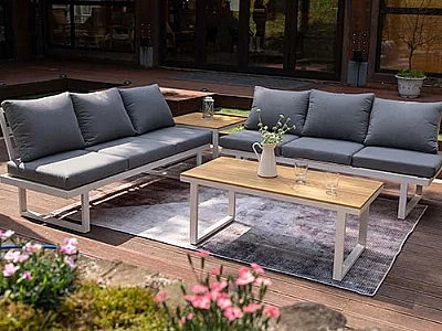 What should you consider when selecting the ideal outdoor sofa set?