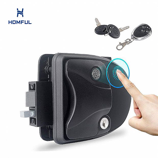 Cerradura de puerta de huella digital RV