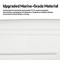 White Straight Dock Fender - 80E29Y