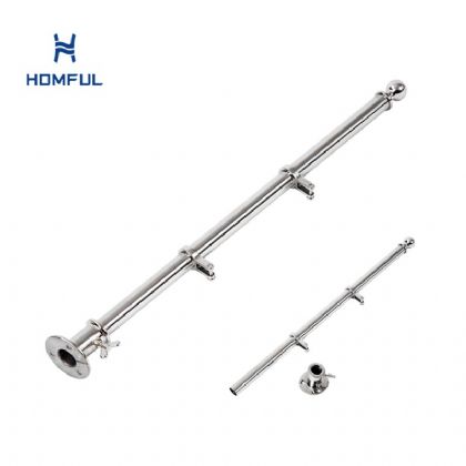 Marine Stainless Steel Flag Pole Holder with Base
