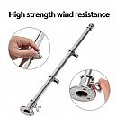 Marine Stainless Steel Flag Pole Holder with Base - 80D94A