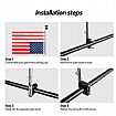 Easy Installation Stainless Steel Pole Flag Holder - 80D94F
