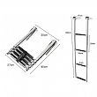 4 steps Stainless Steel Boat Ladder - 80F02E
