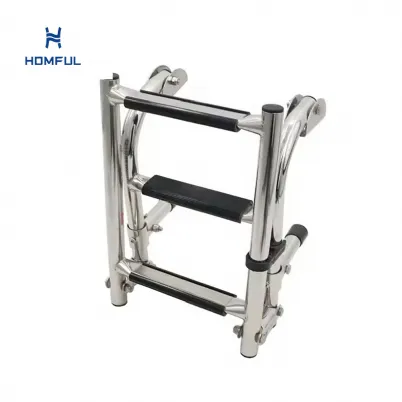 3 Steps Stainless Steel Marine Boat Ladder