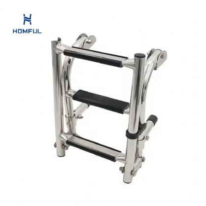 3 Steps Stainless Steel Marine Boat Ladder