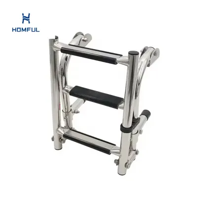 3 Steps Stainless Steel Marine Boat Ladder