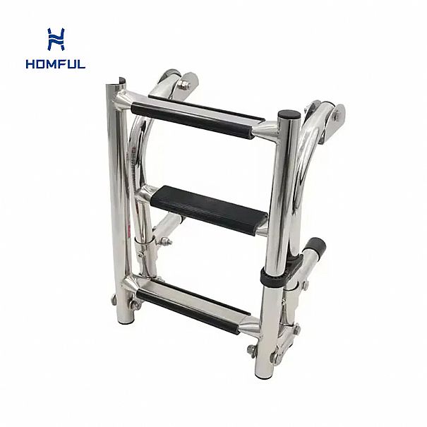 3 Steps Stainless Steel Marine Boat Ladder