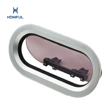 10mm Thick PMMA Yacht Portholes with Anodized Aluminum Frame