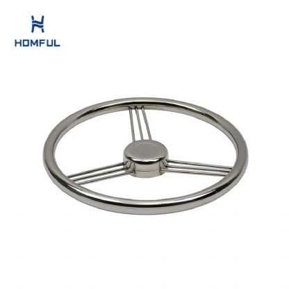 Marine 3-Spoke Steering Wheel