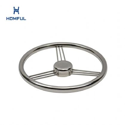 Marine 3-Spoke Steering Wheel