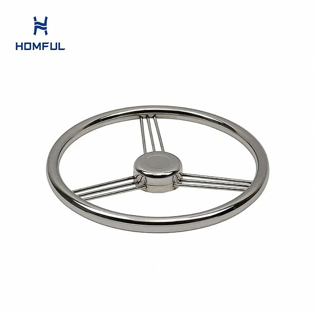 Marine 3-Spoke Steering Wheel