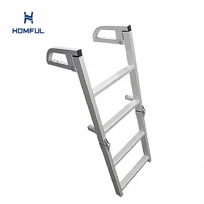 Aluminium-Klapp-Poolleiter 4 Stufen...