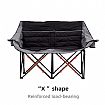 Outdoor Customizable Luxury Aluminum Alloy Double Camping Chair - 60C24E