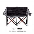 Outdoor Customizable Luxury Aluminum Alloy Double Camping Chair - 60C24E