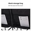 Outdoor Customizable Luxury Aluminum Alloy Double Camping Chair - 60C24E
