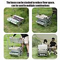 Outdoor Aluminum Camping Open Top Storage Box - 60Y04K