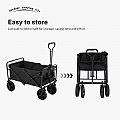 Klappbarer Campingwagen mit 8 Zoll breitem Rad - 60F02A