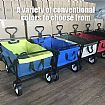 Camping Beach Folding Wagon Trolley Cart - 60F01B