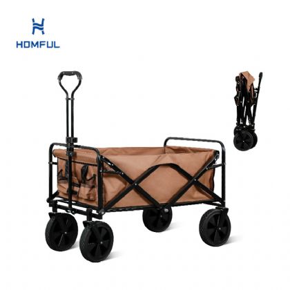 8 Inch Wide Wheel Folding Camping Wagon