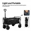 8 Inch Narrow Wheel Folding Camping Wagon - 60F02B