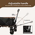 7.5X3in tire (PVC) Wheels Folding Camping Wagon - 60F02E