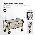 Durable Mini Folding Camping Wagon - 60F02Q