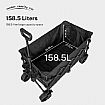 7-inch Large Wheels Folding Wagon - 60F02Y