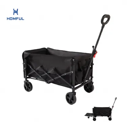 Detachable Wheel Camping Folding Wagon