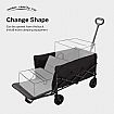 Detachable Wheel Camping Folding Wagon - 60F03F