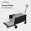 Detachable Wheel Camping Folding Wagon - 60F03F