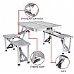 Camping Picnic Suitcase Folding Table Chair Set - 60C02L