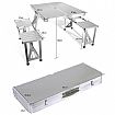 Camping Picnic Suitcase Folding Table Chair Set - 60C02L