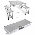 Camping Picnic Suitcase Folding Table Chair Set - 60C02L