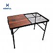 Folding Table with Replaceable MDF and Steel Mesh Desktop - 60C08B