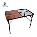 Folding Table with Replaceable MDF and Steel Mesh Desktop - 60C08B