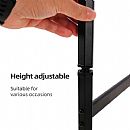 Folding Table with Replaceable MDF and Steel Mesh Desktop - 60C08B