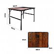 Folding Table with Replaceable MDF and Steel Mesh Desktop - 60C08B