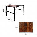 Folding Table with Replaceable MDF and Steel Mesh Desktop - 60C08B