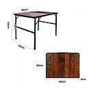 Folding Table with Replaceable MDF and Steel Mesh Desktop - 60C08B