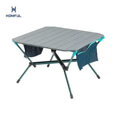 HOMFUL ステンレス　折りたたみテーブル Amazon.co.jp: HOMFUL皓風テーブル キャンプ アウトドア 砂浜