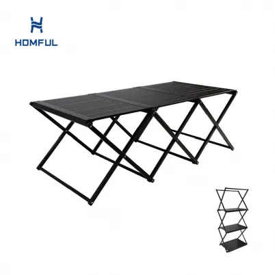 2-1 Aluminum Folding Table and Shelf
