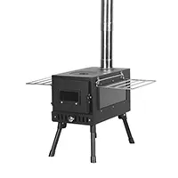 Estufa de calefacción para tienda de campaña