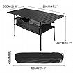 Picknick Camping Aluminium Tisch tragbar - 60C04H