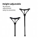 Großhandel: Tragbarer, verstellbarer Teleskop-Hocker mit einem Bein - 60C26Y