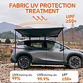 Universal Car Side Awning Roof-Mounted Vehicle Sunshade - 70F03C