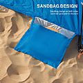 Tienda de pesca con sombra de playa para acampar UV 50+ - 60I23E
