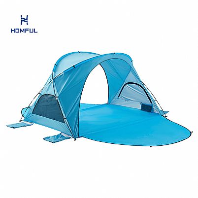 Tienda de playa de doble puerta UV 50+