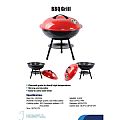 Mini Apple Charcoal Grills - 61C03A