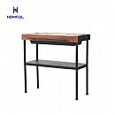 Portable Charcoal BBQ Grill With Storage Rack - 61C23W